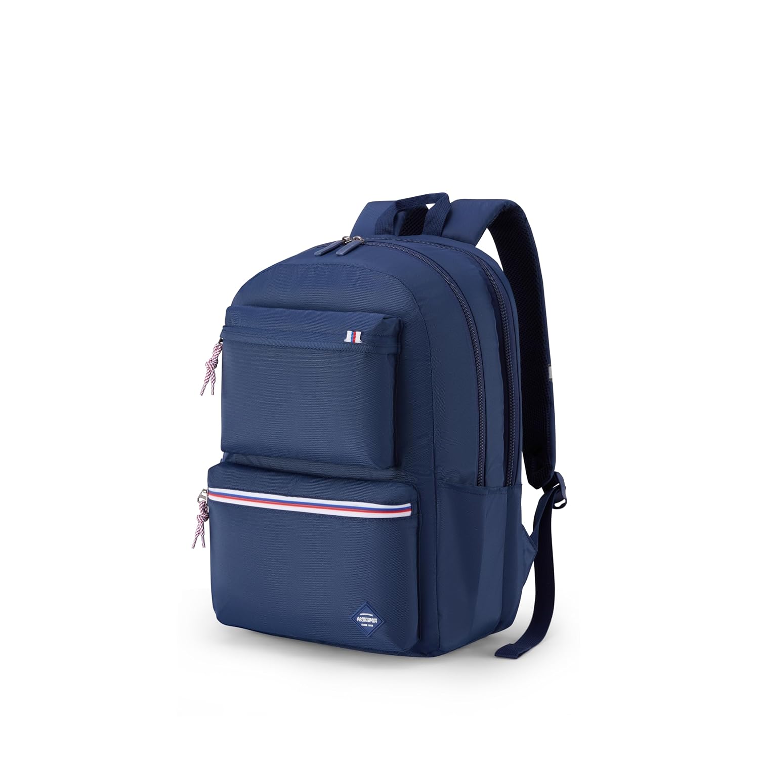Riley | Laptop Backpack | 15.6" Laptop Bag | 2 Compartments + 2 Front Pockets | Unisex | Blue | 1 Year Global Warranty