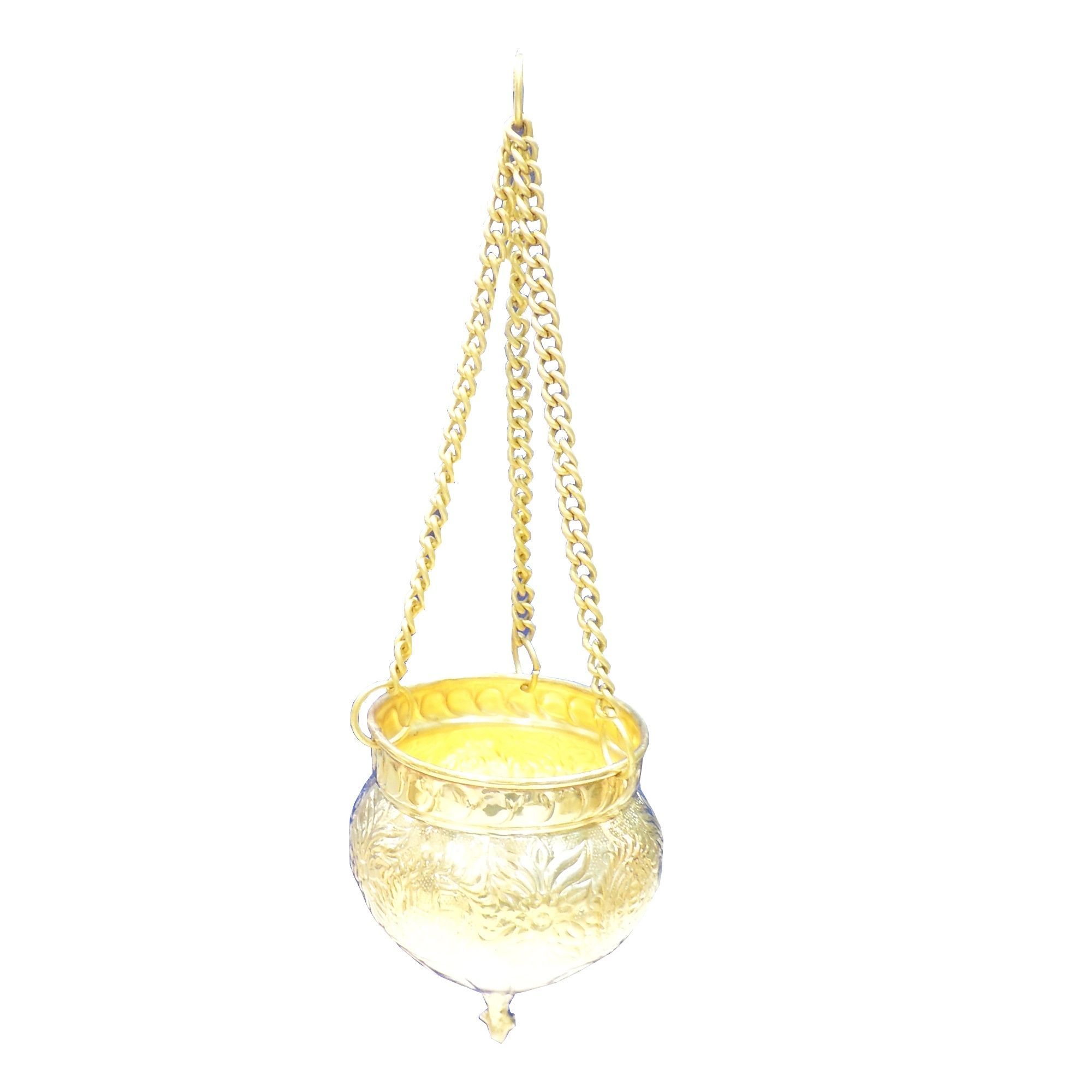 Brass Shiv Jaldhara | Shivling Abhishek Dhara Patra | Brass Mahadev Pooja Accessory, Height : 8.2 Inch (FMAS797 B)