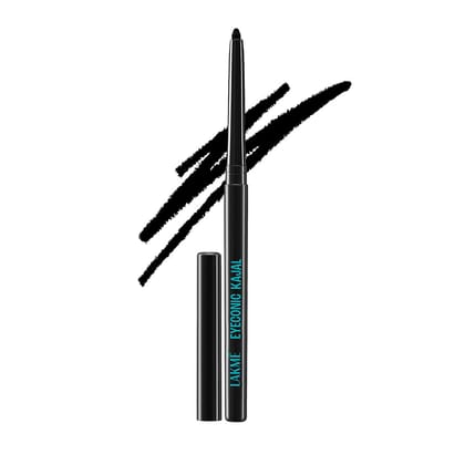 Lakme 9-5 Eyeconic Kajal, Deep Black, Smudgeproof and Waterproof that lasts upto 24H, for 2x dark pigment, 0.35g Lakme 9-5 Eyeconic Kajal, Deep Black, Smudgeproof and Waterproof that lasts upto 24H, for 2x dark pigment, 0.35g - Deep Black New / 0.35 g (P