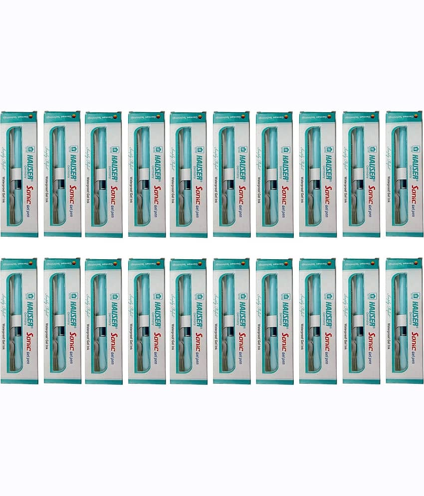 HAUSER GERMANY SONIC GEL PEN - PACK OF 20 Gel Pen (Pack of 20, Blue)