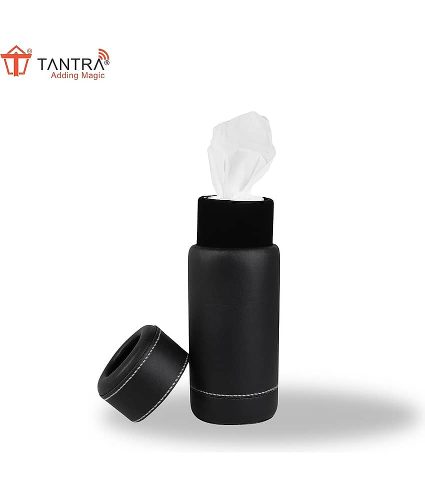 Tantra Car Tissue Dispenser Leather Black