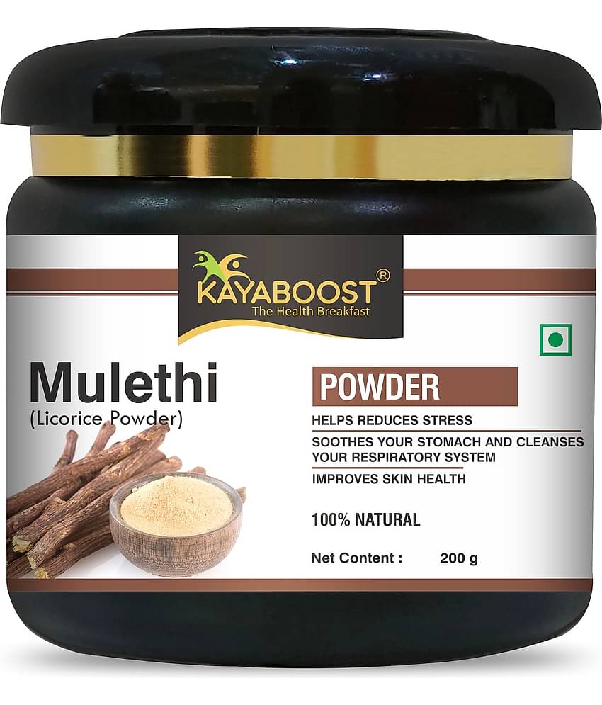 KAYABOOST Mulethi Powder For Body, Skin, Face and Hair, Skin Whitening (200 g)