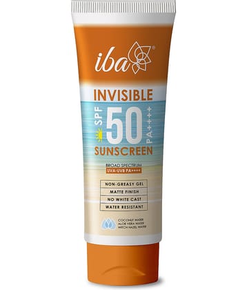 Iba SPF 50 Sunscreen Cream For All Skin Type ( Pack of 1 )