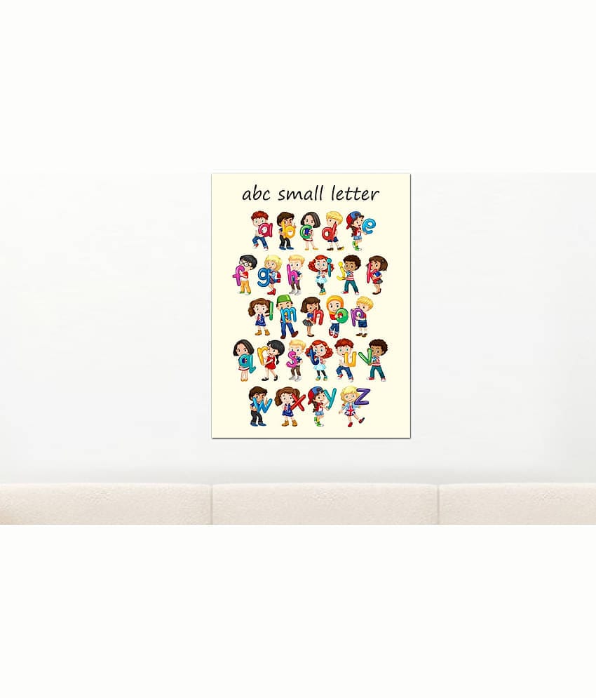 Photojaanic Small Letters abc Posters Paper Wall Poster Without Frame