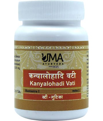UMA AYURVEDA Kanyalohadi_Vati_80_Tab Tablet 1 kg Pack Of 1