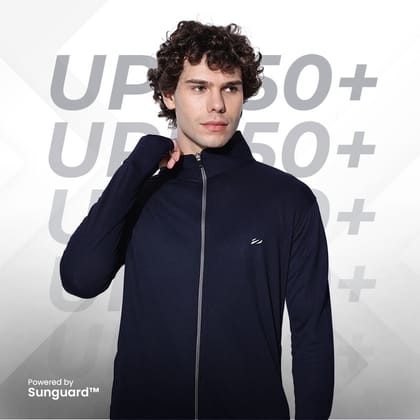 Sunscreen Jacket - The Ultimate Sun Protection Wear-NAVY / S