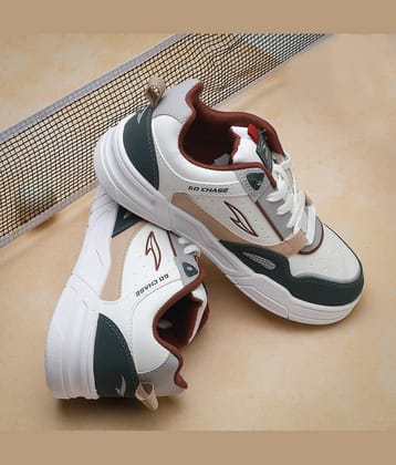 ASIAN TANGO-01 White Men's Sneakers