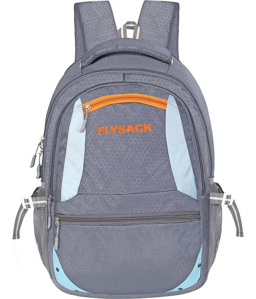 FLYSACK Silver PU Backpack ( 35 Ltrs )