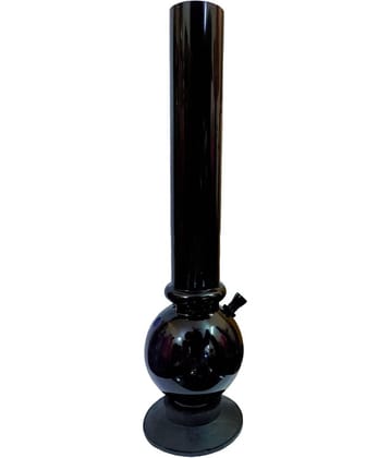 PUFF SMART Acrylic Bong 16 Inch (Waterpipe) Color - Black