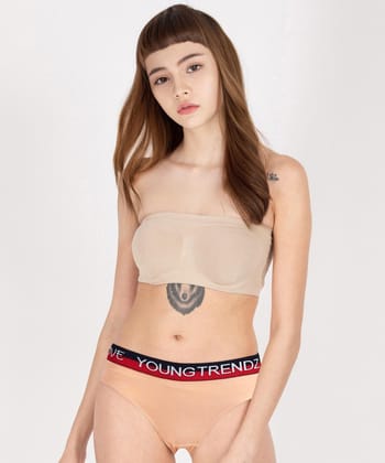 Girls  Multicolours  Hipster Peach colour Panty-7-8 Years / Peach