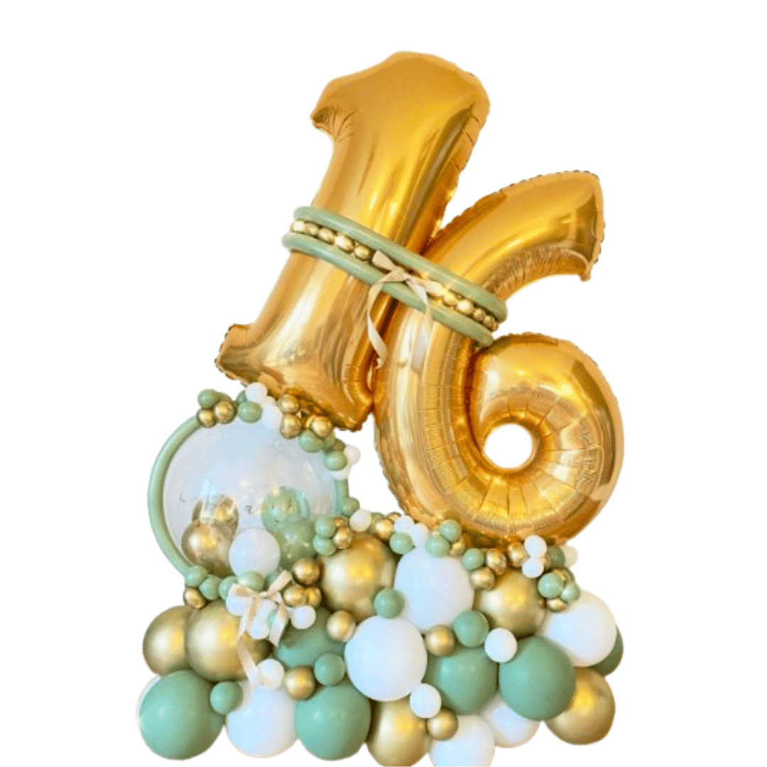 16th Birthday Balloon Bouquet