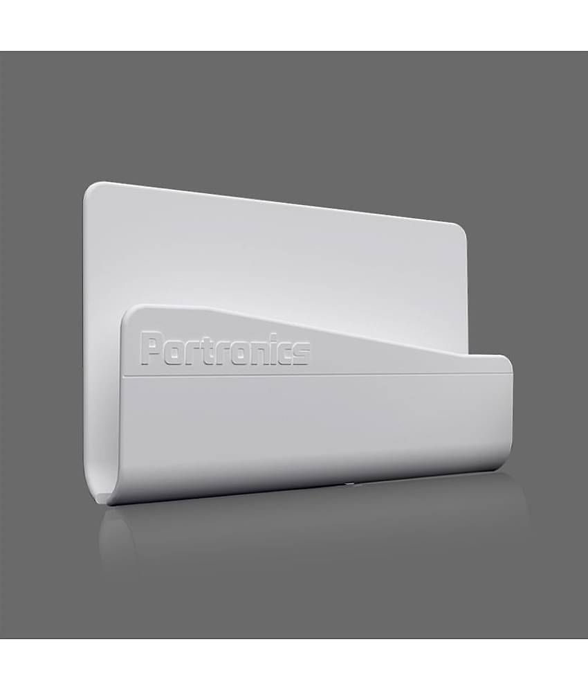 Portronics Modesk 101:Wall Hanging Mobile Holder ,White (POR 1152)