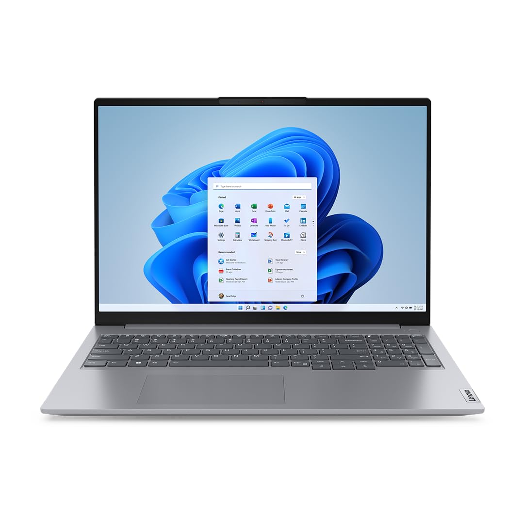 Lenovo Thinkbook 16 G6 AMD Ryzen 5 16" Wuxga IPS Antiglare 300 NITS Thin and Light Laptop (16GB RAM/512GB SSD/Windows 11 Home/Fingerprint/Office 2021/Arctic Grey/1 Year Onsite/1.7 Kg), 21KKA07RIN Lenovo Thinkbook 16 G6 AMD Ryzen 5 16" Wuxga IPS Antiglare