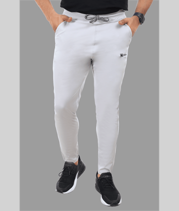 IDASS - Light Grey Lycra Men's Trackpants ( Pack of 1 )