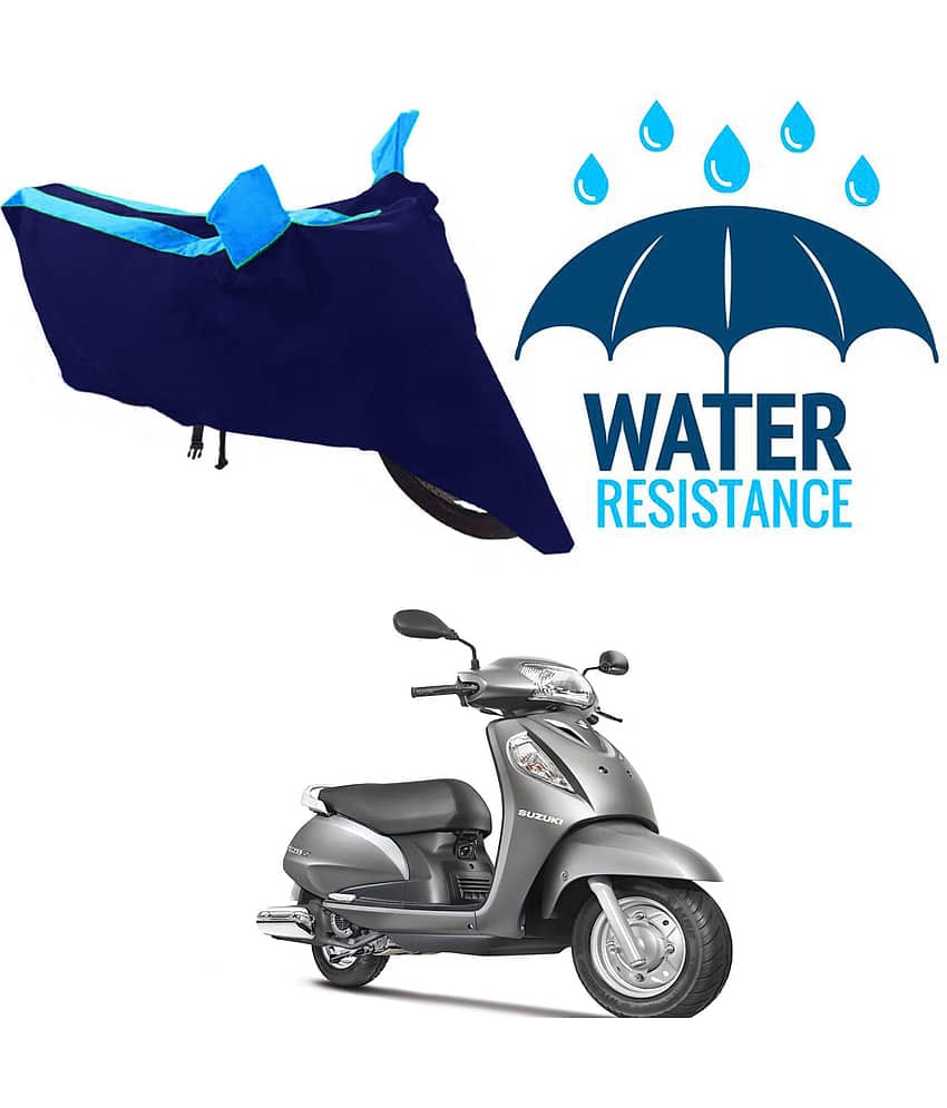 RONISH Bike Body Cover for Suzuki Access 125 ( Pack of 1 ) , Blue