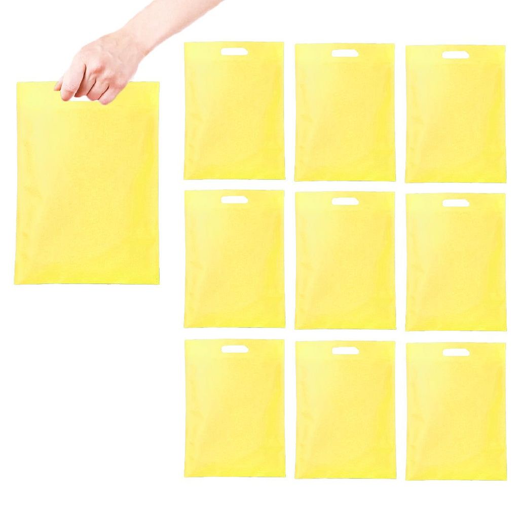 Loot Bags Pastel Yellow Color - 10PC - Party and Festive Needs | Buy online on ZillyBuy