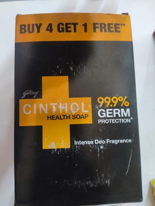 Godrej Cinthol germ Health soap Buy 4 get 1 free** 