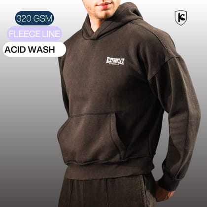 Urban Luxe Oversized Hoodie-Gray / Small