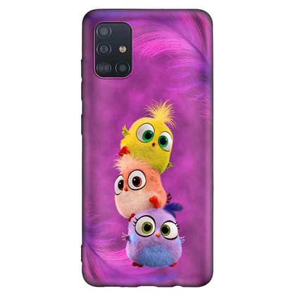 Angry Birds Samsung A51 Premium Embossed Mobile cover