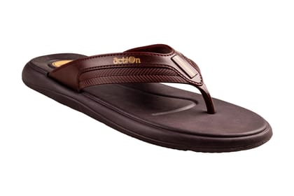 Action Gents Brown Chappal EVA-Brown / 6
