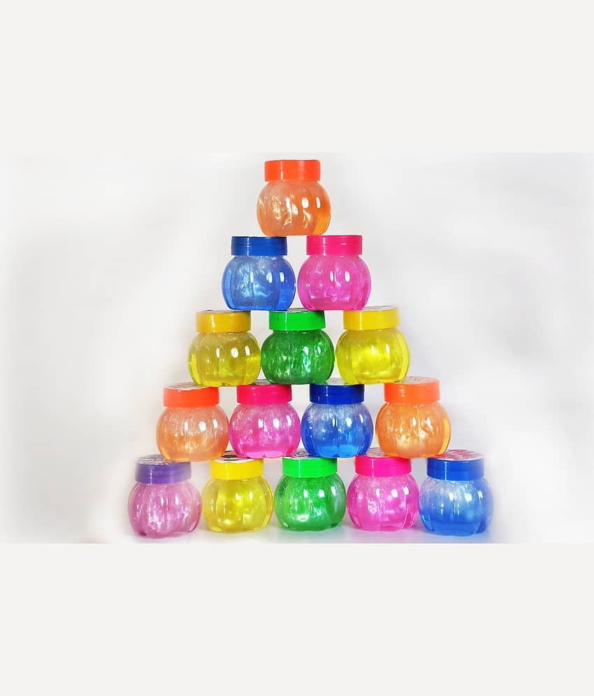 Slime Crystal Clay Soft Jelly Toys for Kids Baby Slime Clay Dough Ultra Light Modeling Magic Foam Slime Kit Set for Girls Boys Slime Craft with Glitter (Pack of 12)