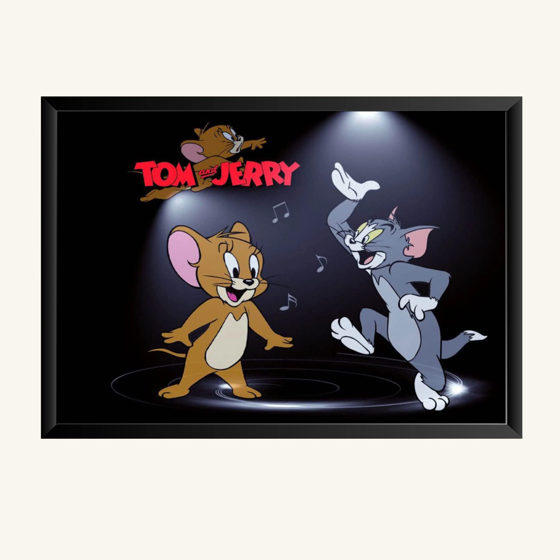 NOKKES Tom And Jerry Photo Frame Wall Poster 8X12 In Printed Poster Photo Paper 300Gsm Photo Frame For Wall Decoration _26