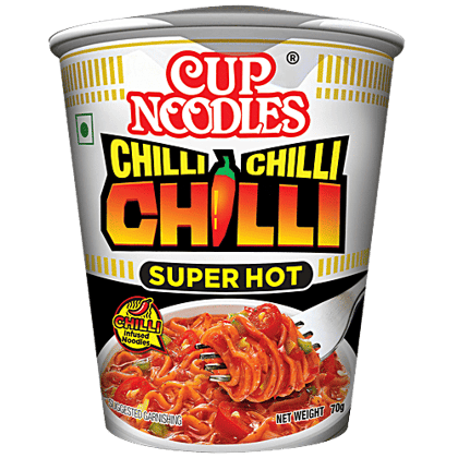Nissin Instant Cup Noodles - Chilli Chilli Chilli, 70 g