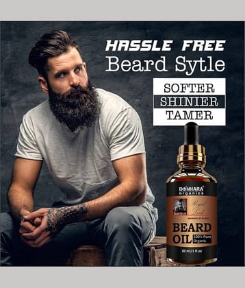 Donnara Organics - 30mL Shine Increasing Beard Oil (Pack of 1)