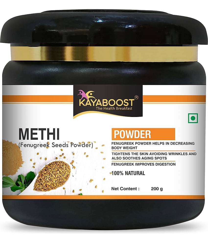 KAYABOOST Fenugreek (Methi) Powder-100% Pure Natural Herbal for Hair Growth (200 g)