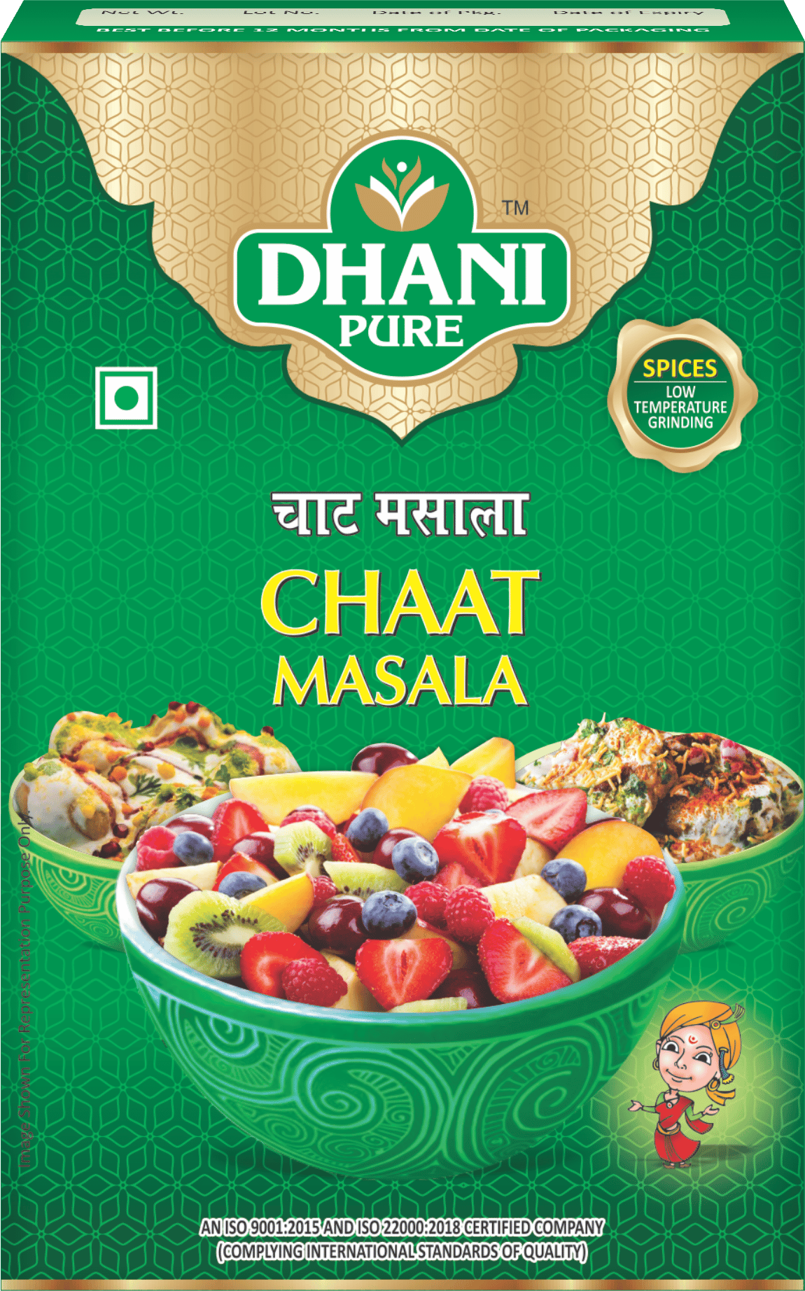 DHANI PURE CHAAT MASALA BOX (MRP : RS. 10/- ONLY)