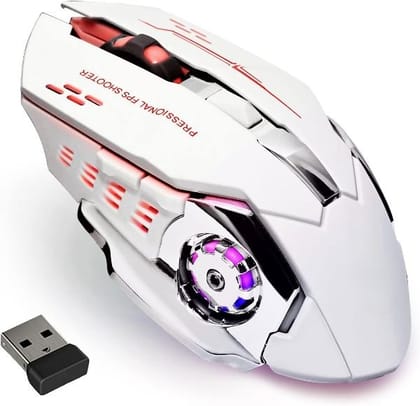 Wireless Gaming Mouse AD-WB-148, Bluetooth RGB Rechargeable, 2.4G USB, 7-Color Backlit, 6 Buttons and Silent Click for Laptop, PC, Mac Wireless Gaming Mouse AD-WB-148, Bluetooth RGB Rechargeable, 2.4G USB, 7-Color Backlit, 6 Buttons and Silent Click for Laptop, PC, Mac
