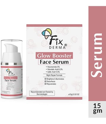 Fixderma 5% Niacinamide Serum, Glow Booster for Skin Brightening Men & Women 15g, (Pack of 1)