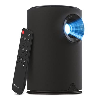 Portronics Beem 410 Smart LED Projector with Android 9.0 Black