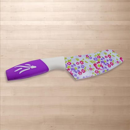 Colorful Designer Stainless Steel Chef Kitchen Knife,  Unique Liquid Marble Sharp Kitchen Knives With Card Packing- Scratch Resistant And Anti Rust Knives For Kitchen 9 Inch (1 Pc)