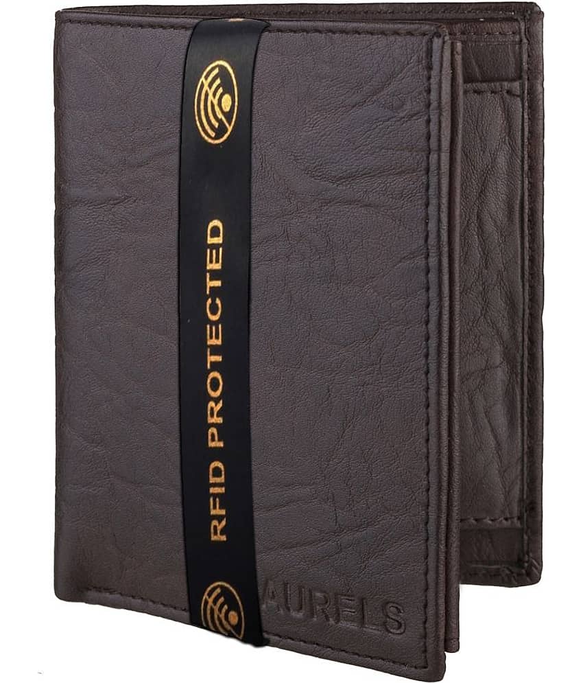 Laurels PU Brown Casual Regular Wallet