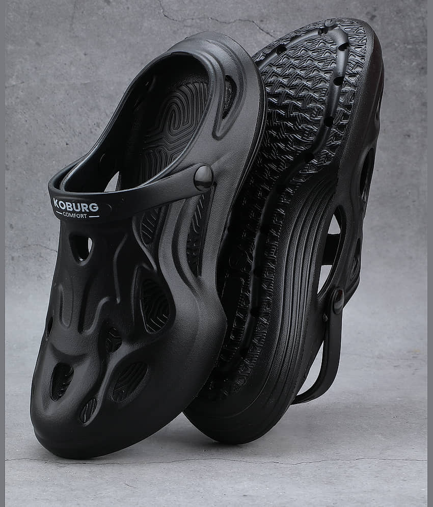 koburg - Black Men's Clogs