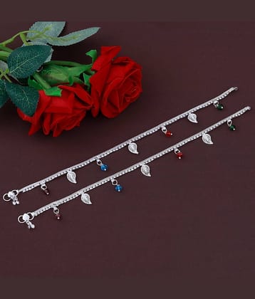 Silver Plated Elegant  Designe  Payal  Anklet for Women And Girl.