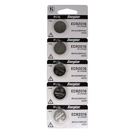 Energizer CR2016 Lithium Battery, 5-Pk