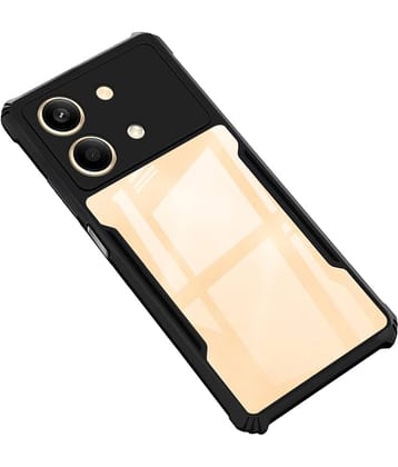 VAKIBO Plain Cases Compatible For Rubber Mi Poco X6 Neo ( Pack of 1 )