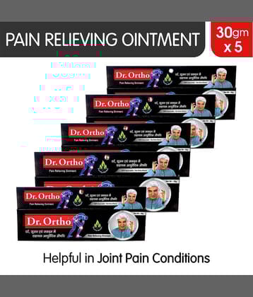 Dr.Ortho Ayurvedic Pain Relieving Ointment - 30 G (Pack Of 5)
