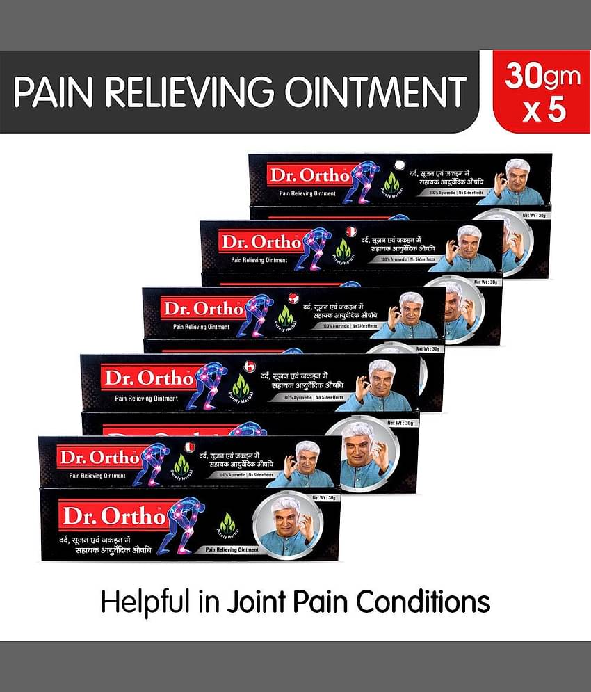 Dr.Ortho Ayurvedic Pain Relieving Ointment - 30 G (Pack Of 5)
