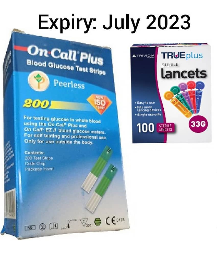 ON CALL PLUS 200 Strips with 100 Lancets