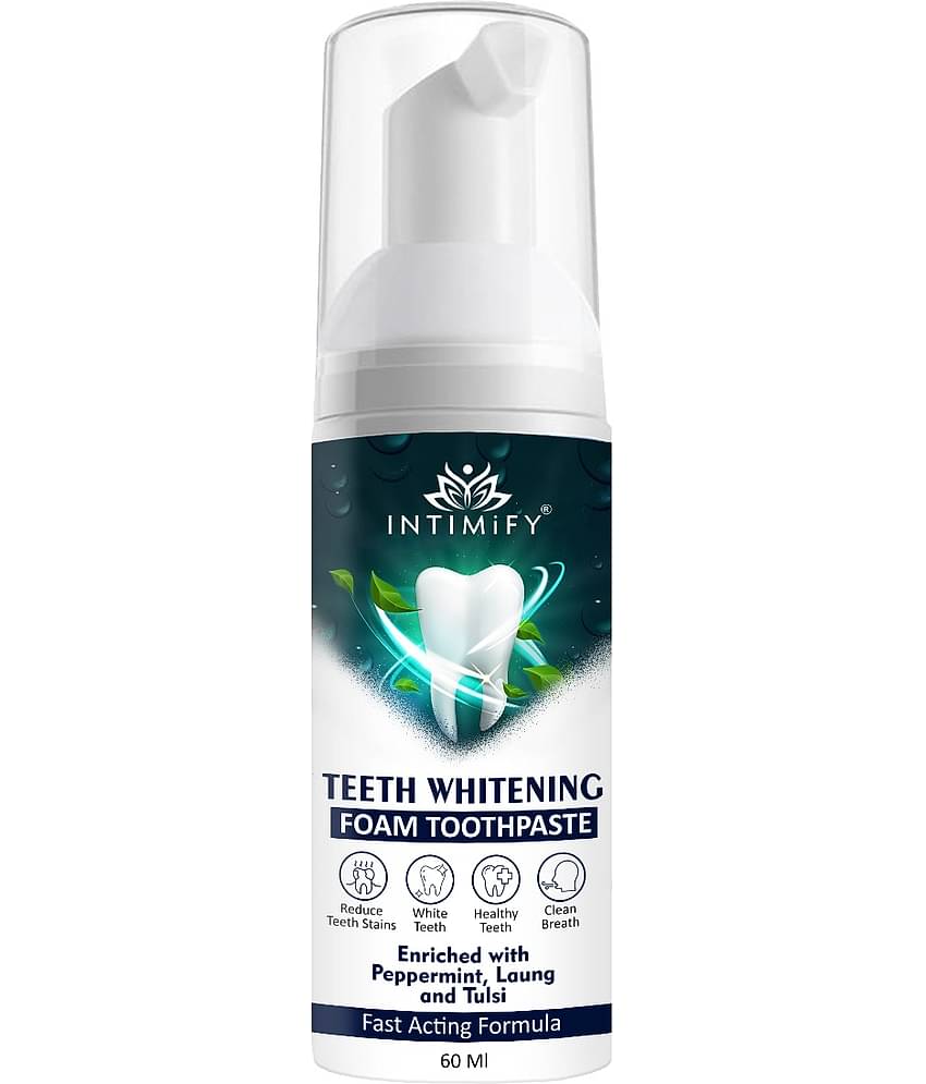 Intimify Teeth Whitening Foam, Dentist Recommended Denture Oral Kit, Oral Care, 60 Ml