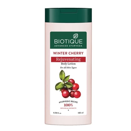 Biotique Winter Cherry Rejuvenating Body Lotion 180ml Biotique Winter Cherry Rejuvenating Body Lotion 180ml