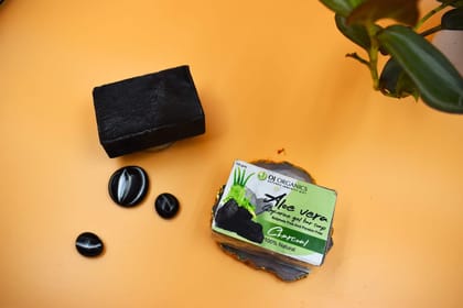 Aloevera Glycerine Soap - Charcoal | 100gms
