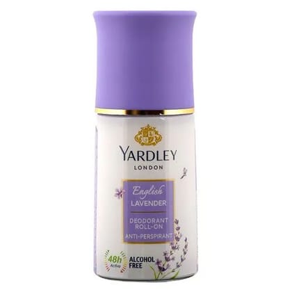 Yardley London English Lavender Deodorant Roll On Antiperspirant - For Women, 50 ml