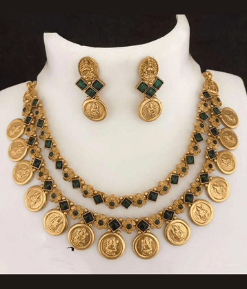 Padmavati Bangles Multi Color Alloy Necklace Set ( Pack of 1 )