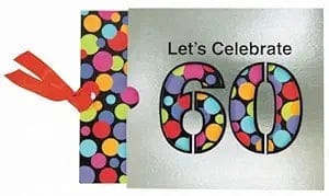 Lets Celebrate 60 Fill-in Invitations