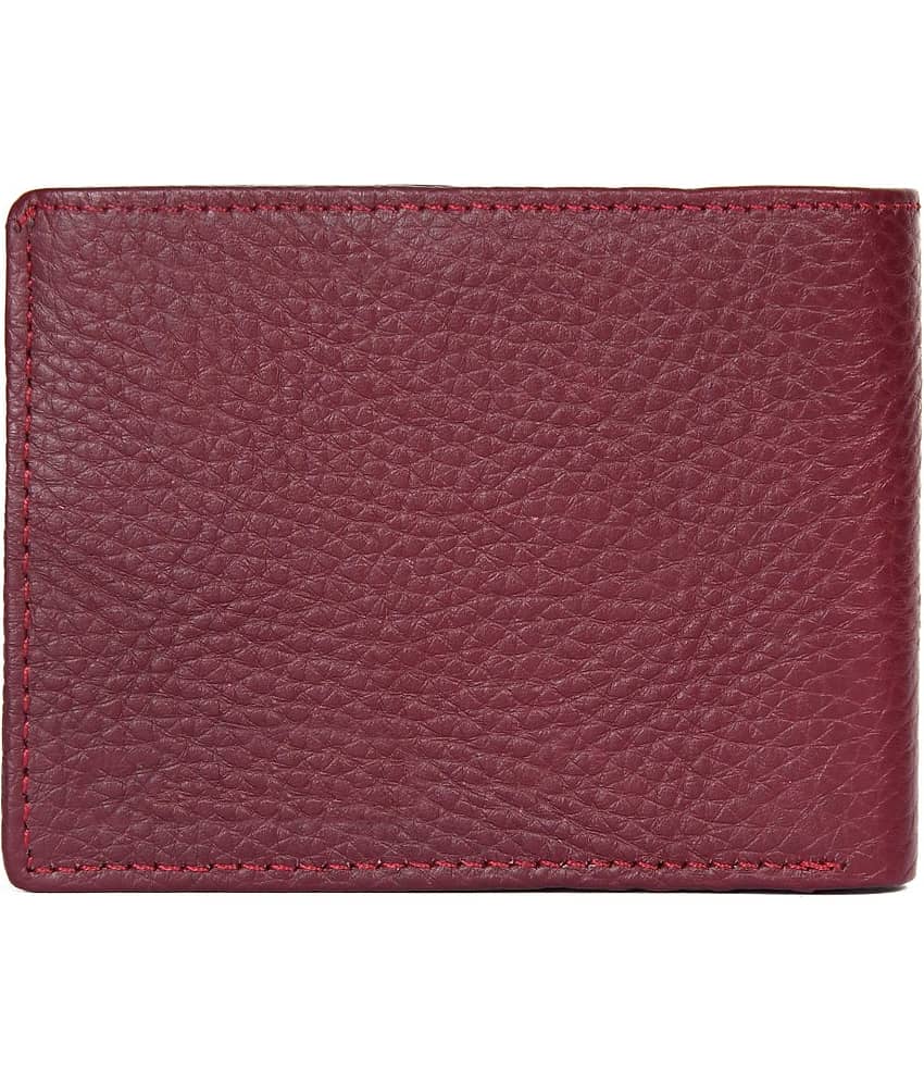MODAMUSE Leather Solid Men's Regular Wallet With 2 Slots For Card ( Redwood Brown , Pack of 1 )