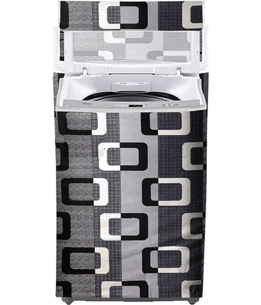ENTICE Top Load Washing Machine Cover Compatiable For 8 kg - Gray